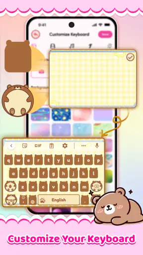 Cute Keyboard: かわいい絵文字 screenshot