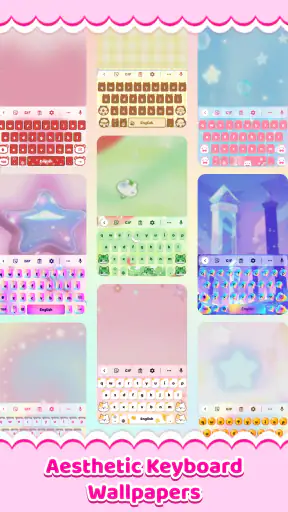 Cute Keyboard: かわいい絵文字 screenshot