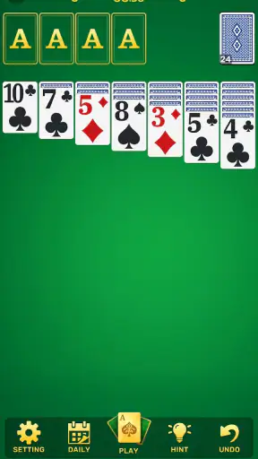 Daily Classic Solitaire screenshot