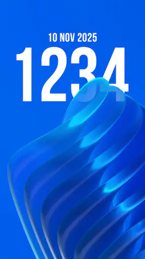 Depth Wallpapers & Live Clock screenshot