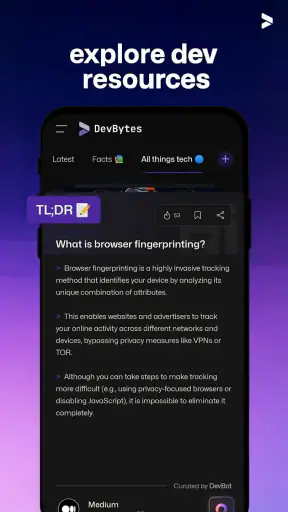 DevBytes: For Busy Developers screenshot
