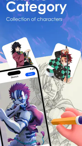 Draw Anime: AR Sketch & Trace screenshot