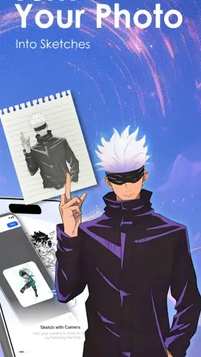 Draw Anime: AR Sketch & Trace screenshot