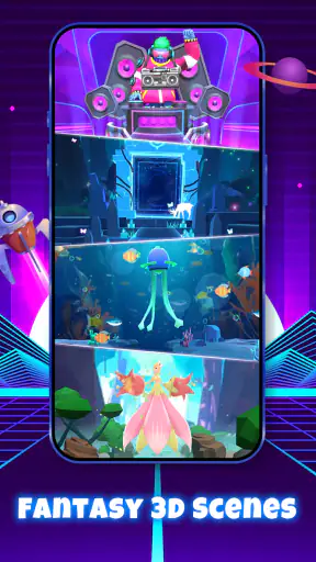 Dream Hop - 3D 魔法ダッシュ screenshot