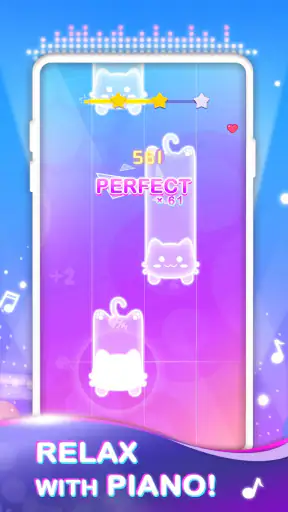 Rhythm Cat: 可愛い猫の音楽リズムゲーム screenshot