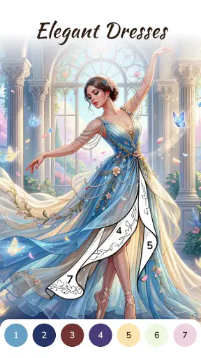 Dress Color: Paint by Number screenshot 9