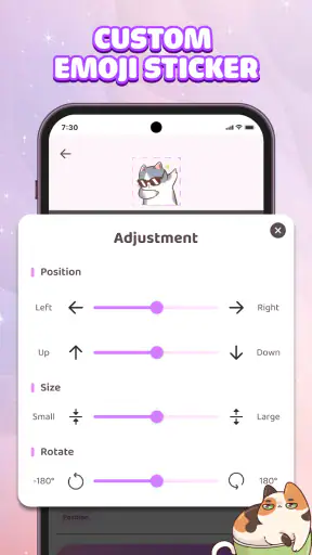 かわいい絵文字バッテリー screenshot
