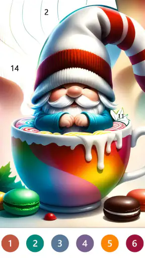 Fairytale Color – 数字で塗るゲーム。 screenshot
