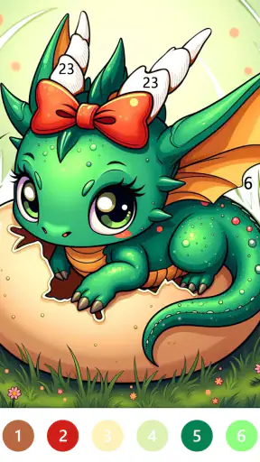 Fairytale Color – 数字で塗るゲーム。 screenshot