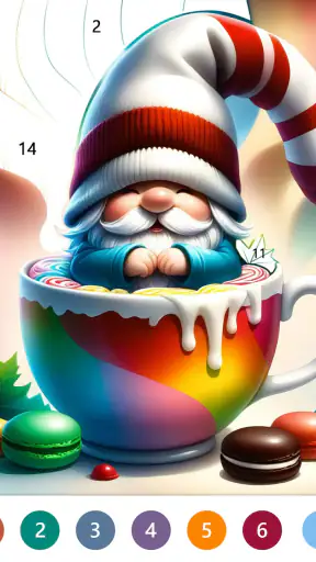 Fairytale Color – 数字で塗るゲーム。 screenshot
