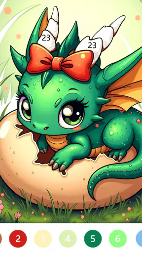 Fairytale Color – 数字で塗るゲーム。 screenshot 9