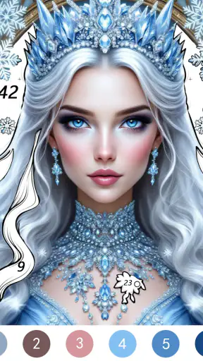 Fantasy Color By Number Game screenshot 10