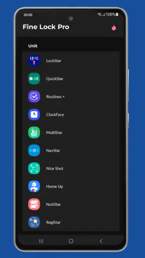 Fine Lock (only for Samsung) screenshot