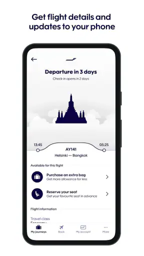 Finnair screenshot