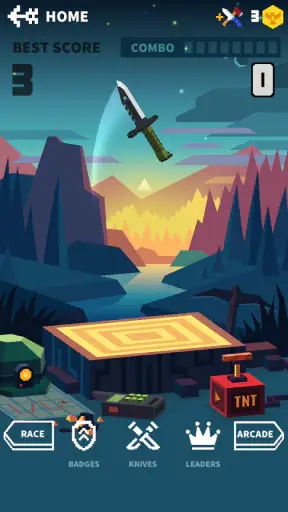 Flippy Knife: フリッピー・ナイフ: 投げの達人 screenshot