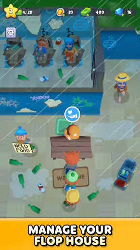Flop House: ホームレスシェルター screenshot