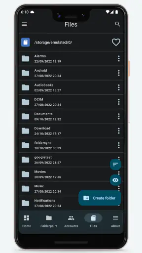 FolderSync screenshot