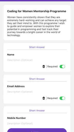 FormsApp - Manage your Forms screenshot