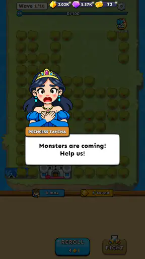 Fortress Merge: Puzzle Defense screenshot