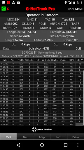 G-NetTrack Pro screenshot