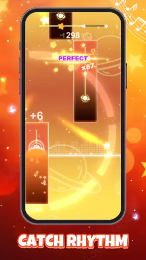 Galaxy Piano: スクロールラッシュ screenshot