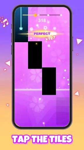 Galaxy Piano: スクロールラッシュ screenshot