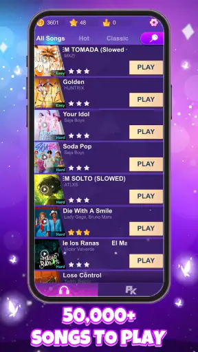 Galaxy Piano: スクロールラッシュ screenshot