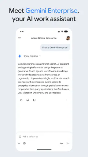 Google Gemini Enterprise screenshot