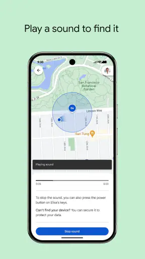 Google の Find Hub screenshot