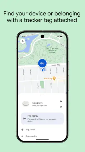 Google の Find Hub screenshot