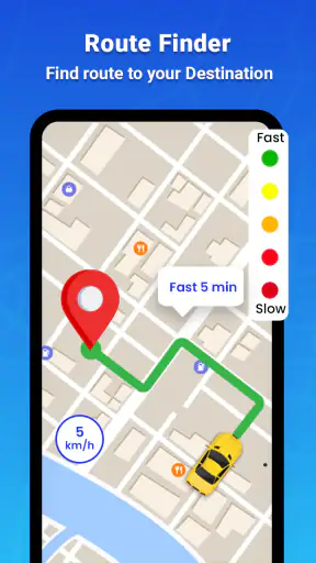 GPSマップによる運転ルート案内 screenshot