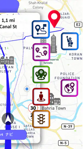 GPS ナビゲーション、地図、ルート screenshot 10