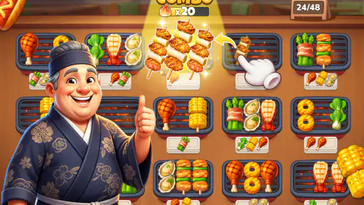 Grill Master:フード仕分けパズル screenshot 9