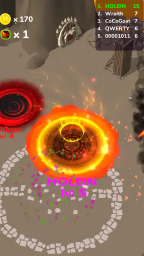 Holein: オフライン Hole IO ゲーム screenshot