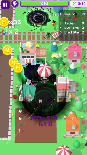 Holein: オフライン Hole IO ゲーム screenshot