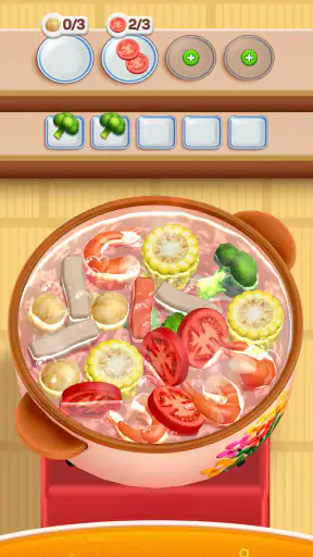 Hotpot Go: リラックスできる食べ物の分類ゲーム screenshot