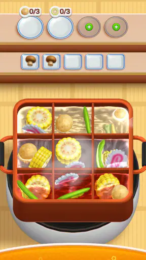Hotpot Go: リラックスできる食べ物の分類ゲーム screenshot