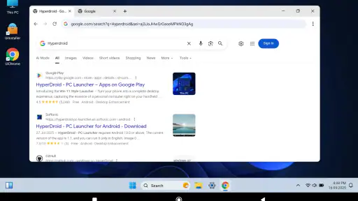 HyperDroid - PC Launcher screenshot