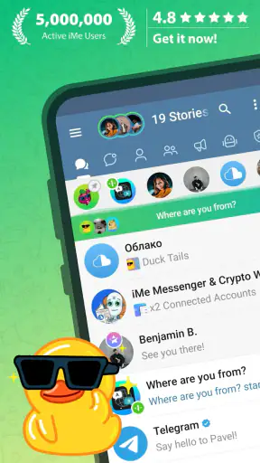 iMe: Telegram AI Messenger screenshot