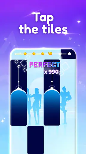 k-pop 音ゲー: ピアノタイル & リズムゲーム screenshot