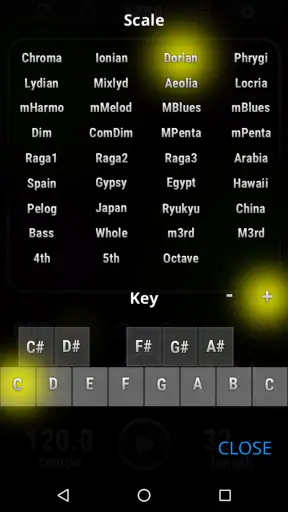 KORG Kaossilator for Android screenshot