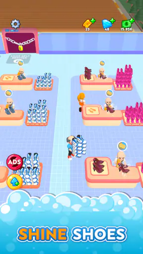 Laundry Rush - Idle Game screenshot