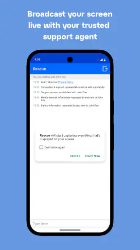 LogMeIn Rescue Customer screenshot