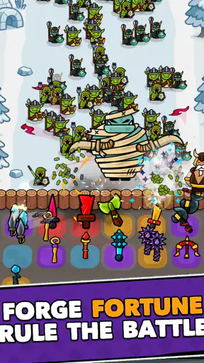Lucky Forge: Idle TD Game screenshot 9