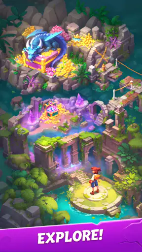 Merge Adventure: トラベルゲーム screenshot