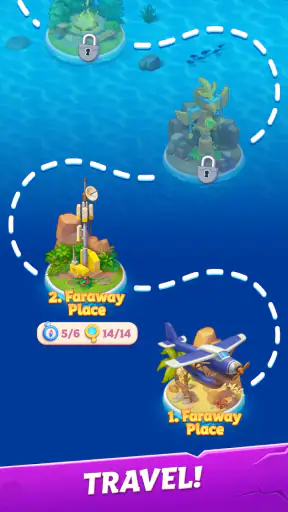 Merge Adventure: トラベルゲーム screenshot
