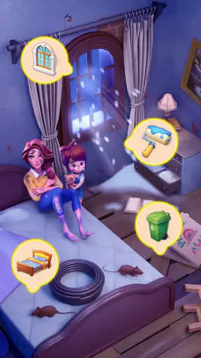 Merge Hotel Empire: ホームデザイン screenshot 11