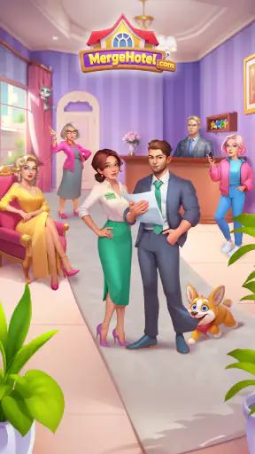 Merge Hotel Empire: ホームデザイン screenshot