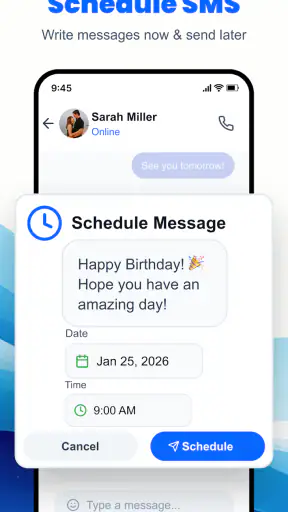 Messages: SMS, Messenger, Home screenshot 11