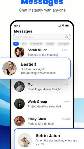 Messages: SMS, Messenger, Home screenshot 9